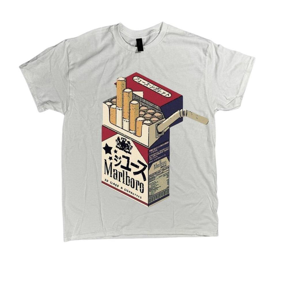 White Malboro Smoking Tee